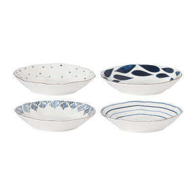 Lenox Blue Bay 4-pc. Porcelain Pasta Bowl