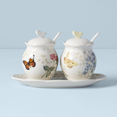 Lenox Butterfly Meadow 5-pc. Porcelain Condiment Jar