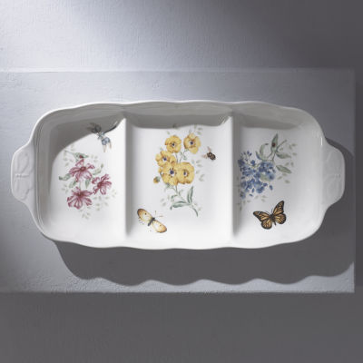 Lenox Butterfly Meadow Porcelain Serving Tray