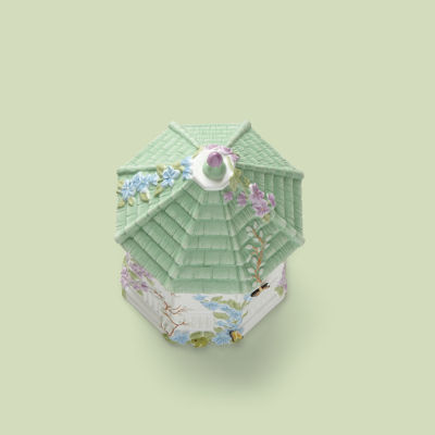 Lenox Butterfly Meadow Figural Porcelain Cookie Jar