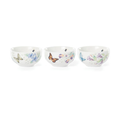 Lenox Butterfly Meadow 3-pc. Porcelain Serving Bowl