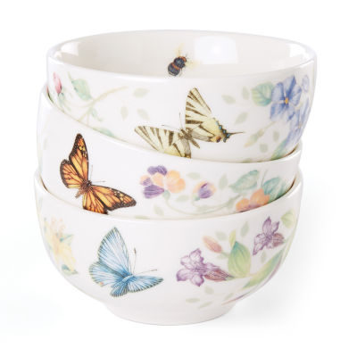 Lenox Butterfly Meadow 3-pc. Porcelain Serving Bowl