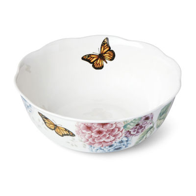 Lenox Butterfly Meadow Hydrangea Porcelain Serving Bowl