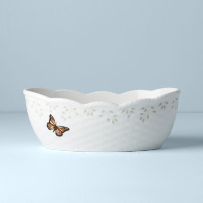Lenox Butterfly Meadow Porcelain Bread Basket