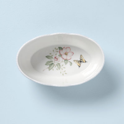 Lenox Butterfly Meadow Porcelain Bread Basket