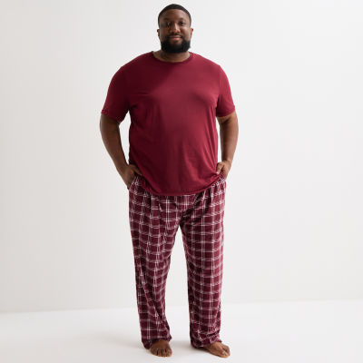 St. John's Bay Mens Microfleece Big and Tall Pajama Pants