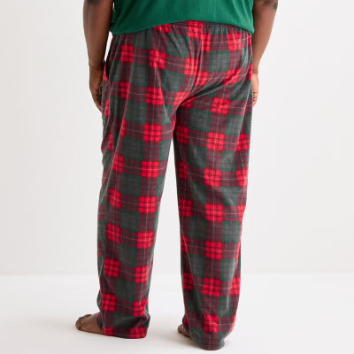St. John's Bay Mens Microfleece Big and Tall Pajama Pants