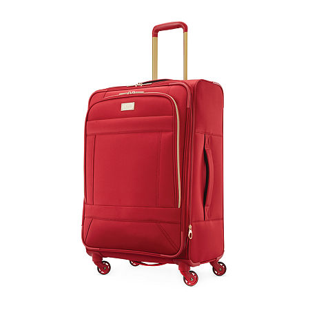 American Tourister Belle Voyage 24 Inch Expandable Lightweight Luggage, One Size , Red