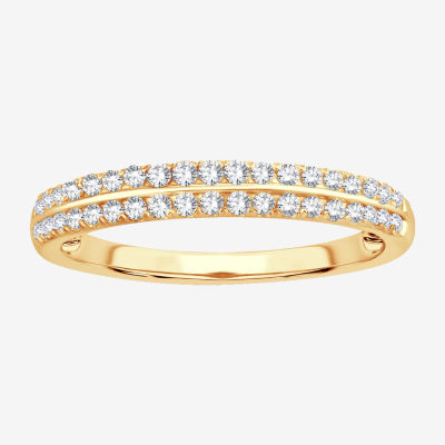 CT. T.W. Natural White Diamond 10K Gold Anniversary Wedding Band