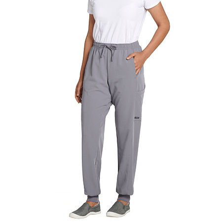 Jockey 2481 Womens Stretch Fabric Scrub Pants, Large, Gray