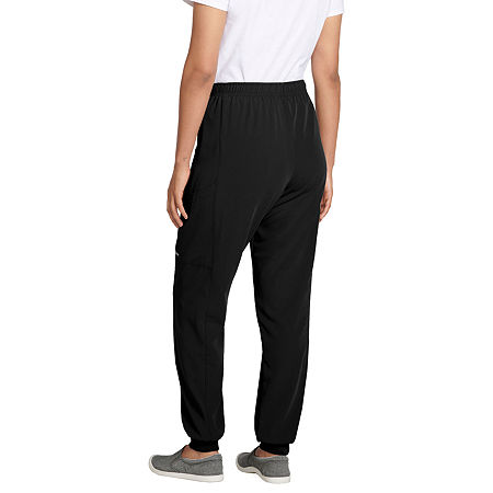 Jockey 2481 Womens Stretch Fabric Scrub Pants, Petite Small, Black