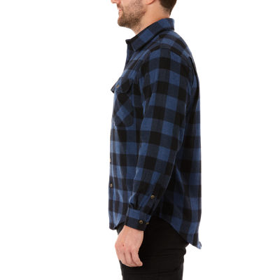 Smiths Workwear Mens Regular Fit Long Sleeve Flannel Shirt