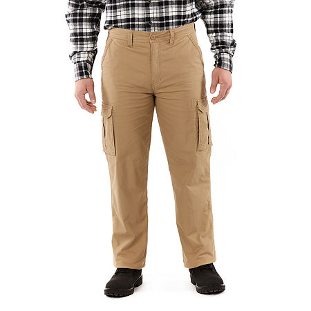 Smiths Workwear Fleece Lined Mens Regular Fit Cargo Pant, 40 30, Brown