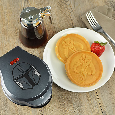 Star Wars Mandalorian 4In Mini Waffle Maker, One Size, Gray