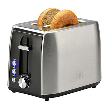 BLACK+DECKER 2-Slice Stainless Steel 1200-Watt Toaster in the Toasters  department at