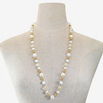 Liz Claiborne Simulated Pearl 30 Inch Strand Necklace