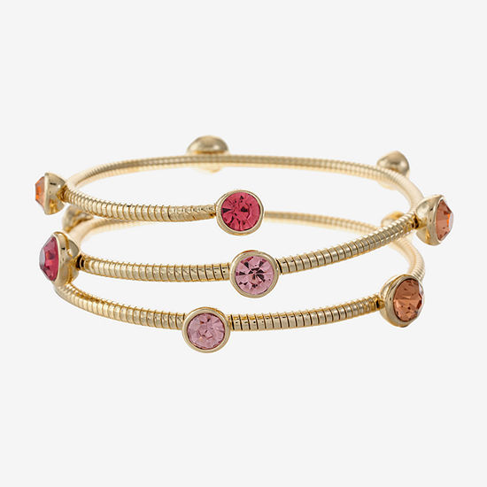 Monet Jewelry Gold Tone Snake Bangle Bracelet