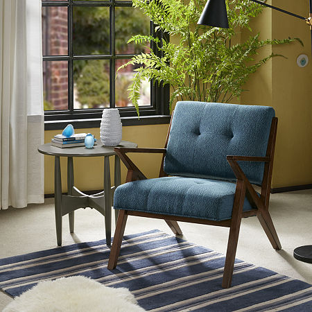 INK+IVY Rocket Living Room Collection Chaise Lounge, One Size, Blue