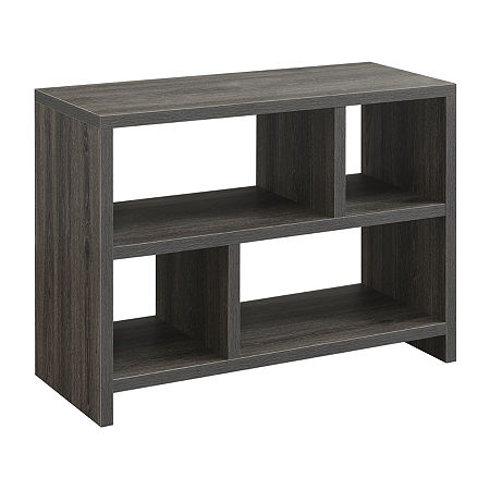 Northfield Console Bookcase, One Size, Gray