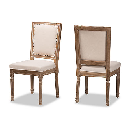 Louane 2-pc. Dining Chair, One Size, Beige