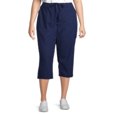 St. John's Bay Mid Rise Plus Utility Cargo Capris - JCPenney