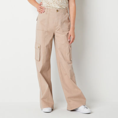 a.n.a Womens High Rise Wide Leg Cargo Pant