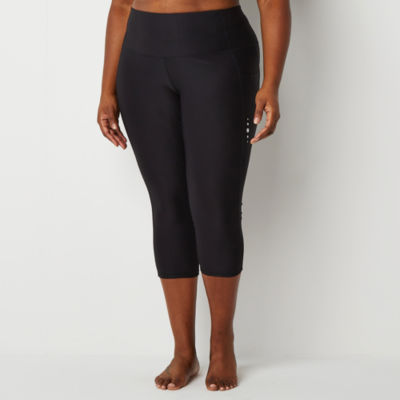 High-waist Moderate Compression Capri Leggings