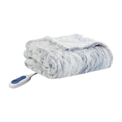 Beautyrest Marselle Heated Automatic Shut Off Washable Midweight Throw