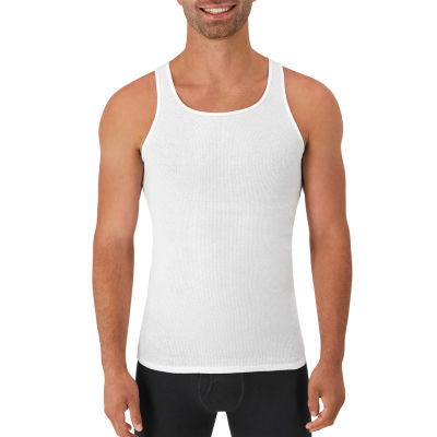 Hanes Comfortsoft Mens Sleeveless 4 Pack Tank