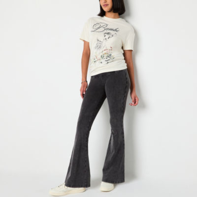 Arizona Flare Womens 31" Active Flare Juniors Full Length Leggings