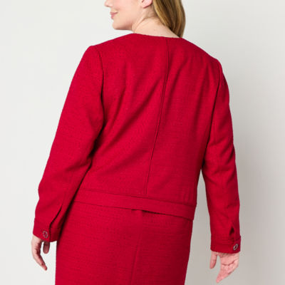 Liz Claiborne Womens Classic Fit Suit Jacket Plus