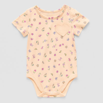 Okie Dokie Baby Girls Short Sleeve Bodysuit