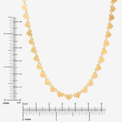 Gold Addiction Womens 14K Gold 18 Inch Link Necklace