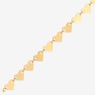 Gold Addiction Womens 14K Gold 18 Inch Link Necklace