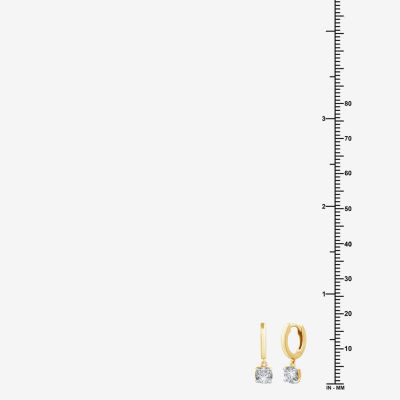 Yes, Please! Womens Lab Created White Sapphire Sterling Silver 2 Pair Jewelry Set