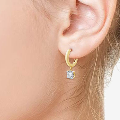 Yes, Please! Womens Lab Created White Sapphire Sterling Silver 2 Pair Jewelry Set