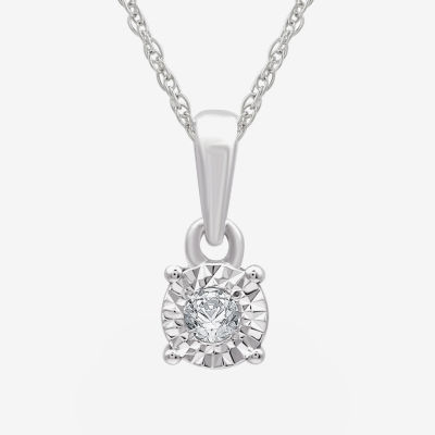 Yes, Please! (G, Si1-Si2) Womens 1/6 CT. T.W. Lab Grown White Diamond Sterling Silver 2 Pair Jewelry Set