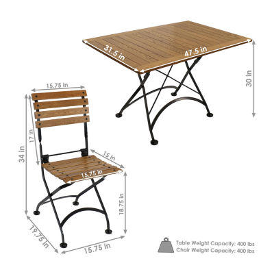 7-pc. Weather Resistant Rectangular Dining Set