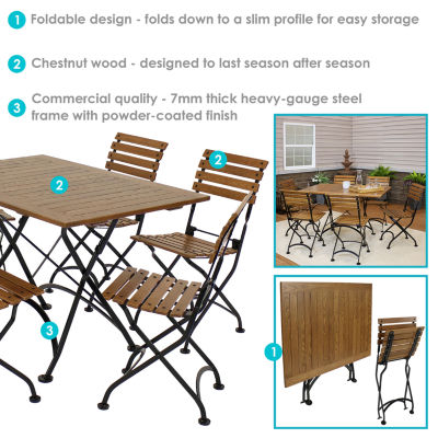7-pc. Weather Resistant Rectangular Dining Set