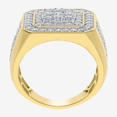 Mens CT. T.W. Natural Diamond 10K Gold Fashion Ring