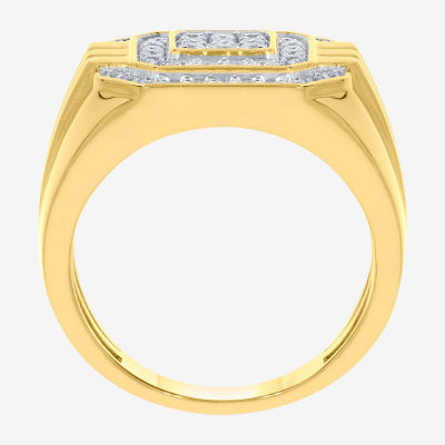 Mens CT. T.W. Natural Diamond 10K Gold Fashion Ring