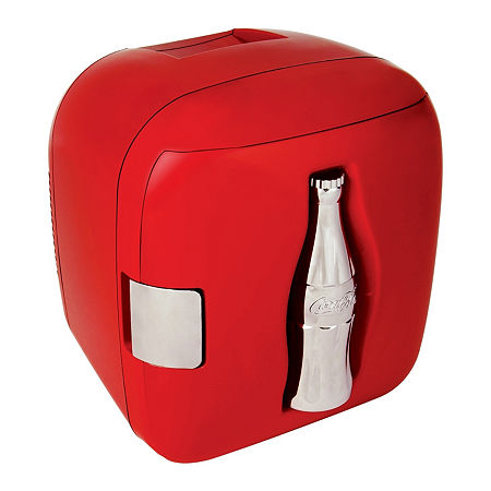 Coca-Cola Heritage 12 Can Portable Cooler/Warmer AC/DC 7.9L (8.3 Qt), One Size, Red