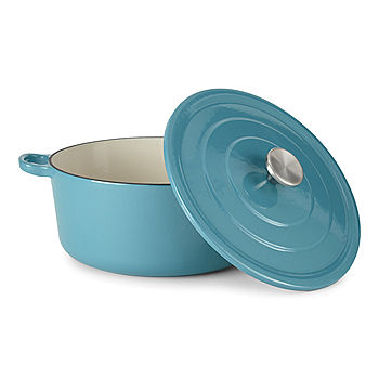 Taste of Home 7-qt. Enameled Cast Iron Dutch Oven with Grill Lid, Color:  Sea Green - JCPenney