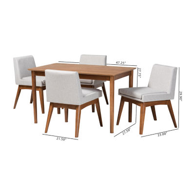 Nexus Dining Room Collection 5-pc. Rectangular Dining Set
