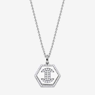 Womens / CT. T.W. Cubic Zirconia Sterling Silver Round Pendant Necklace