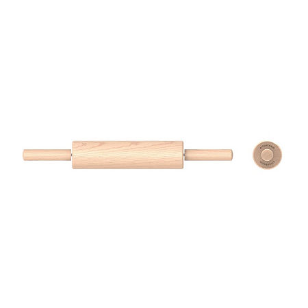 KitchenAid Maplewood Handle Rolling Pin, One Size, Brown