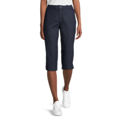 St. John's Bay Mid Rise Secretly Slender Capris JCPenney
