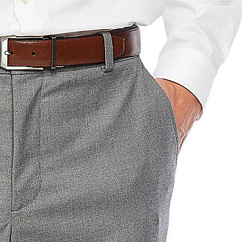 YFWJD White Autumn Highwaist Trousers Men Formal Pants Slim Fit