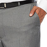 JF J.Ferrar Ultra Comfort Medium Gray Big & Tall Suit Pants