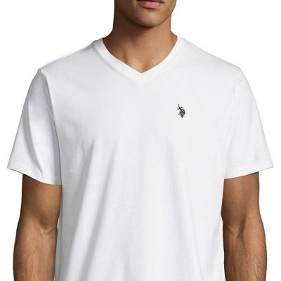 U.S. Polo Assn. Stretch Mens V Neck Short Sleeve Stretch Fabric T-Shirt